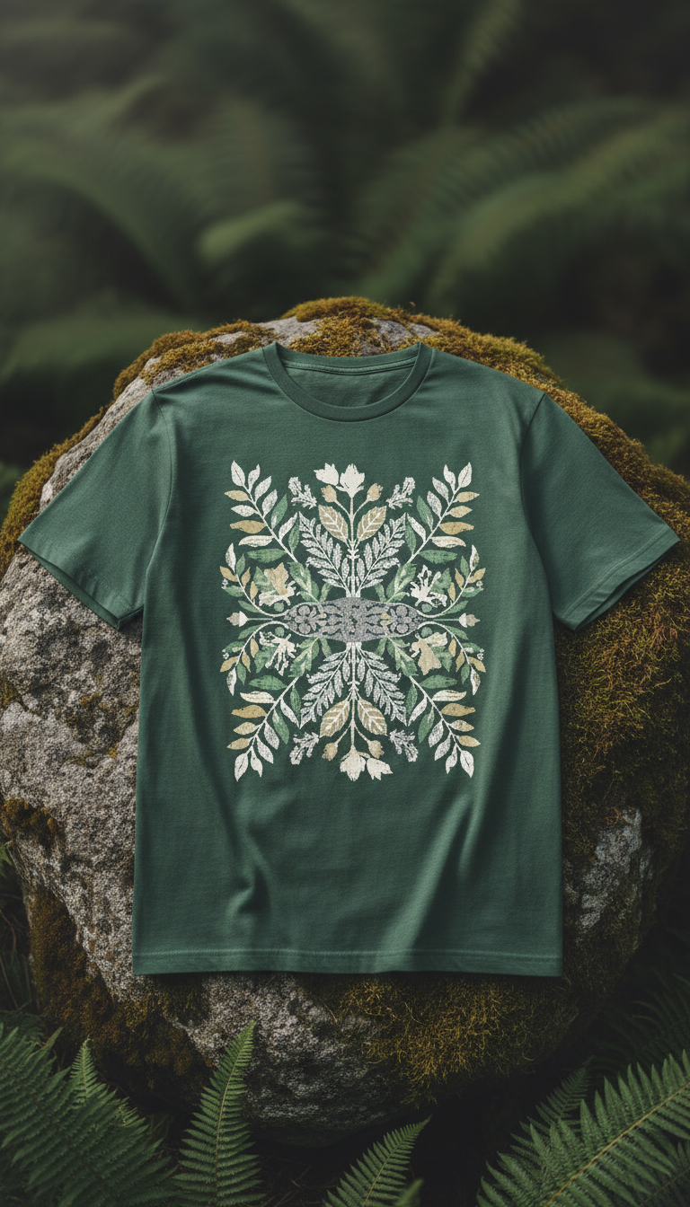 T-shirt graphique flore sauvage outdoor